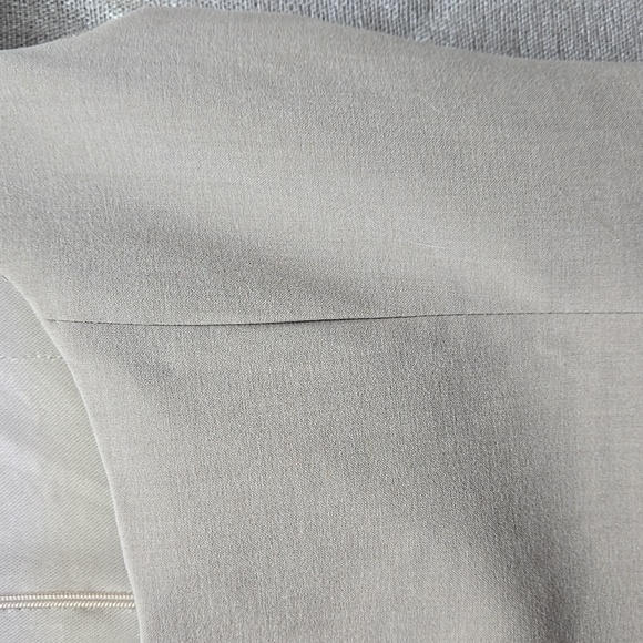 Zara, Mini Dress, Fitted, Cream, Taupe, XS, Fully Lined, Stretch, Polyester - Picture 8 of 16